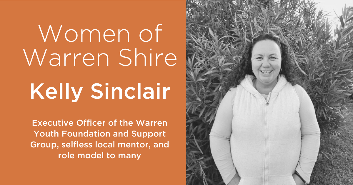 Women of Warren Shire - Kelly Sinclair - Post Image